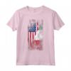 USA Italia Bandiere Vintage - Stati Uniti d'America e Bandiera Italiana Maglietta - Regalo per Italiani e Americani - Mostra le Tue Origini con Stile