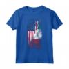 USA Italia Bandiere Vintage - Stati Uniti d'America e Bandiera Italiana Maglietta - Regalo per Italiani e Americani - Mostra le Tue Origini con Stile