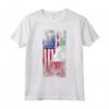 USA Italia Bandiere Vintage - Stati Uniti d'America e Bandiera Italiana Maglietta - Regalo per Italiani e Americani - Mostra le Tue Origini con Stile