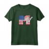 HapTiger American Flag Stars And Stripes Logo Maglietta - Officially Licensed Patriotic Apparel - 17HapTigerN00097B-003 Edition