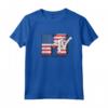 HapTiger American Flag Stars And Stripes Logo Maglietta - Officially Licensed Patriotic Apparel - 17HapTigerN00097B-003 Edition