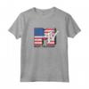 HapTiger American Flag Stars And Stripes Logo Maglietta - Officially Licensed Patriotic Apparel - 17HapTigerN00097B-003 Edition
