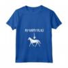 Donna Cavallo Il Mio Posto Felice - Maglietta Equitazione con Collo a V - Regalo per Cavalieri e Amanti dei Cavalli - Ideale per Natale o Compleanno