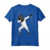 Funny Dabbing Fencer Maglietta - Unique Gift Idea for Fencing Enthusiasts - Perfect for Fencing Championships and Training