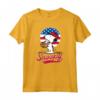 HapTiger - Snoopy Americana Baseball Maglietta con Licenza Ufficiale - Opera Grafica: H06093