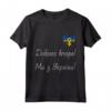Siamo dall'Ucraina! - Maglietta Cuore Bandiera Ucraina Vintage - Abbigliamento Patriottico per Ucraini - Ideale per Compleanno o Giorno dell'Indipendenza