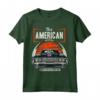 Maglietta Classica American Muscle Cars - Grafica Muscolare - Ideale Regalo per Appassionati di Auto