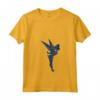 HapTiger Peter Pan Tinkerbell Americana Shadow Maglietta con Collo a V - Officially Licensed Apparel for Fans - Disney Peter Pan Merchandise