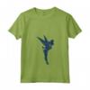HapTiger Peter Pan Tinkerbell Americana Shadow Maglietta con Collo a V - Officially Licensed Apparel for Fans - Disney Peter Pan Merchandise