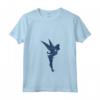 HapTiger Peter Pan Tinkerbell Americana Shadow Maglietta con Collo a V - Officially Licensed Apparel for Fans - Disney Peter Pan Merchandise
