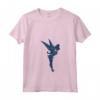 HapTiger Peter Pan Tinkerbell Americana Shadow Maglietta con Collo a V - Officially Licensed Apparel for Fans - Disney Peter Pan Merchandise