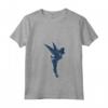 HapTiger Peter Pan Tinkerbell Americana Shadow Maglietta con Collo a V - Officially Licensed Apparel for Fans - Disney Peter Pan Merchandise