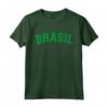 Divertente Camicia Brasiliana Bandiera Gialla - Maglietta del Brasile Uomini Donne e Bambini - Regalo Compleanno Radici Brasiliane