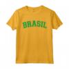 Divertente Camicia Brasiliana Bandiera Gialla - Maglietta del Brasile Uomini Donne e Bambini - Regalo Compleanno Radici Brasiliane