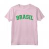 Divertente Camicia Brasiliana Bandiera Gialla - Maglietta del Brasile Uomini Donne e Bambini - Regalo Compleanno Radici Brasiliane