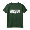 HapTiger I Believe In Believe Maglietta - Official Licensed Merchandise for Fans of American Sports Comedy-Drama Series