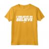 HapTiger I Believe In Believe Maglietta - Official Licensed Merchandise for Fans of American Sports Comedy-Drama Series