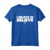 HapTiger I Believe In Believe Maglietta - Official Licensed Merchandise for Fans of American Sports Comedy-Drama Series