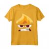 HapTiger Pixar Inside Out Angry Face Halloween Maglietta - Officially Licensed Apparel for Fans - Get Spooky this Halloween