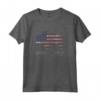 Retro Wyoming Buffalo American Flag Maglietta - Design Patriottico del Wyoming - Ideale per gli Amanti della Natura