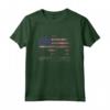 Retro Wyoming Buffalo American Flag Maglietta - Design Patriottico del Wyoming - Ideale per gli Amanti della Natura