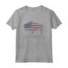 Retro Wyoming Buffalo American Flag Maglietta - Design Patriottico del Wyoming - Ideale per gli Amanti della Natura