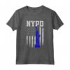 NYPD New York - Maglietta del Dipartimento di Polizia con Statua della Libertà - Vita Blu e Retro Vintage - Ideale come Regalo di Pensionamento