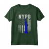NYPD New York - Maglietta del Dipartimento di Polizia con Statua della Libertà - Vita Blu e Retro Vintage - Ideale come Regalo di Pensionamento