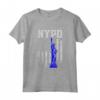 NYPD New York - Maglietta del Dipartimento di Polizia con Statua della Libertà - Vita Blu e Retro Vintage - Ideale come Regalo di Pensionamento
