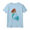 HapTiger The Little Mermaid Classic Ariel Maglietta - Official Disney Princess Ariel T-Shirt - Authentic Merchandise