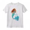 HapTiger The Little Mermaid Classic Ariel Maglietta - Official Disney Princess Ariel T-Shirt - Authentic Merchandise