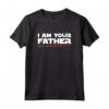 Star Wars Father Sabre White Padre Papà Maglietta - Official Star Wars Merchandise for Dads - Unique Gift Idea