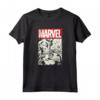 HapTiger Comic Cover With Spider-Man, Captain America, Hulk - Official Marvel Superhero T-Shirt - Authentic Merchandise for Fans