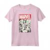 HapTiger Comic Cover With Spider-Man, Captain America, Hulk - Official Marvel Superhero T-Shirt - Authentic Merchandise for Fans