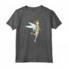 HapTiger Peter Pan Tinkerbell Happy Watercolor Maglietta - Officially Licensed Disney Tee for Fans of the Animated Adventure Film