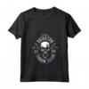 Donna British Motorcycle Rebel American England Brighton Biker Maglietta con Collo a V - Abbigliamento Moto Ribelle Personalizzato