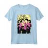 HapTiger Pink Ladies Maglietta - Officially Licensed 1978 Musical Tee - Greaser Danny Zuko and Sandy Olsson