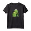 HapTiger 100th Anniversary The Muppets Kermit Maglietta - Authentic Licensed Tee for Fans - It's Not Easy Being Green