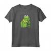 HapTiger 100th Anniversary The Muppets Kermit Maglietta - Authentic Licensed Tee for Fans - It's Not Easy Being Green