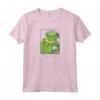 HapTiger 100th Anniversary The Muppets Kermit Maglietta - Authentic Licensed Tee for Fans - It's Not Easy Being Green