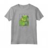 HapTiger 100th Anniversary The Muppets Kermit Maglietta - Authentic Licensed Tee for Fans - It's Not Easy Being Green