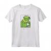 HapTiger 100th Anniversary The Muppets Kermit Maglietta - Authentic Licensed Tee for Fans - It's Not Easy Being Green
