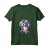 Donna Pitbull - Artistic Splash Art Animal Colorful Dog Breed Gift Maglietta con Collo a V - Unique Pitbull Gift Idea for Dog Lovers and Artists
