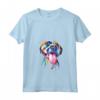 Donna Pitbull - Artistic Splash Art Animal Colorful Dog Breed Gift Maglietta con Collo a V - Unique Pitbull Gift Idea for Dog Lovers and Artists