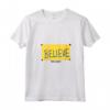 HapTiger Believe Sign Maglietta con Collo a V - Officially Licensed American Sports Comedy-Drama TV Series Apparel