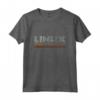 T-shirt Linux Os con Logo Classico Graffiato - Cool Computer Maglietta per Appassionati di Informatica - Ideale per Regali per Natale o Compleanno