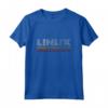 T-shirt Linux Os con Logo Classico Graffiato - Cool Computer Maglietta per Appassionati di Informatica - Ideale per Regali per Natale o Compleanno