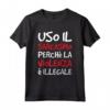Magliette Uomo Divertenti - Maglietta Uso il Sarcasmo Violenza Illegale con Scritte Ironiche - Ideale Regalo Compleanno (Marca HapTiger)