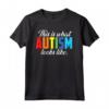 Maglietta di Consapevolezza dell'Autismo - Questo è ciò che Appare l'Autismo - Sostieni la Causa con Stile