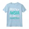 Magliette Manica Corta Divertenti Ansia a Livello Agonistico - T-Shirt Ironica con Scritte Originali e Simpatiche - Idea Regalo Compleanno - Marca HapTiger